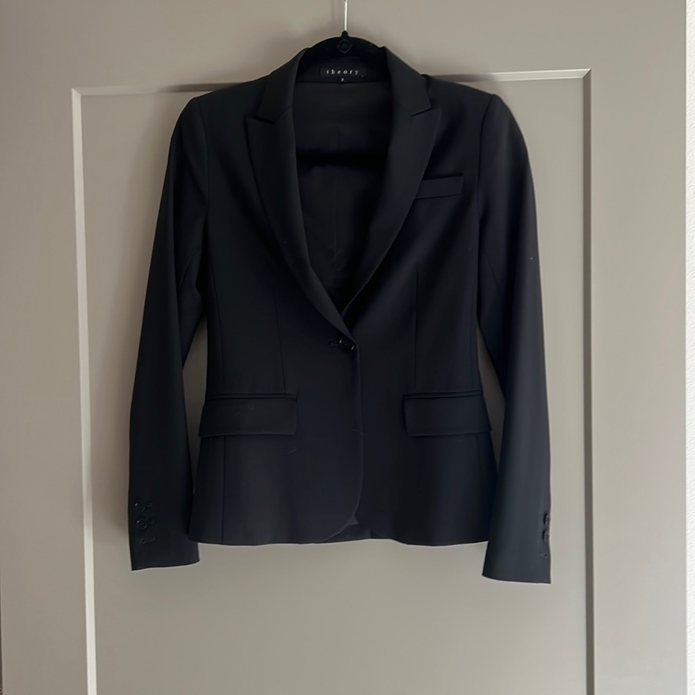 Theory black blazer